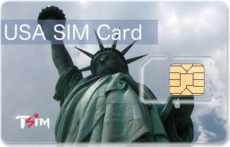 Unlimited USA SIM Card | TSIM's International Roaming SIM Cards