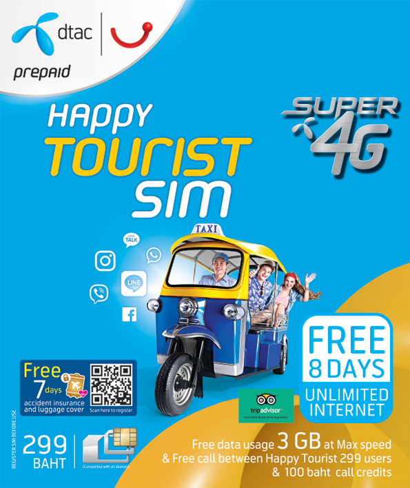 bangkok tourist sim card