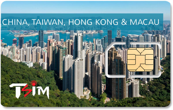 Greater China Taiwan SIM Card 4 Country
